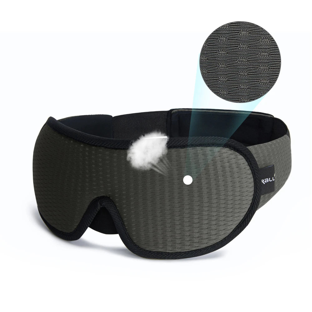 3D Slaapmasker Blokkeert Licht Zacht Gevoerd Slaapmasker Voor De Ogen Slaapmasker Oog