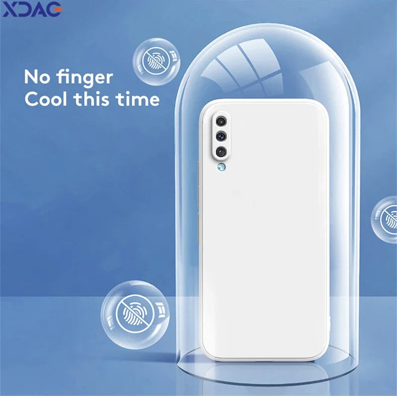 Telefoonhoesje voor Samsung Galaxy A70 A70e A70s A50 A50s Camerabeschermingsvloeistof