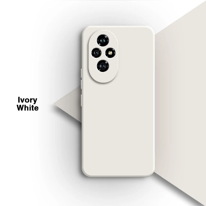 Eenvoudige telefoonhoes voor Honor 200 Pro 200Pro 5G, eenvoudig schokbestendig, vierkant, vloeistofbestendig