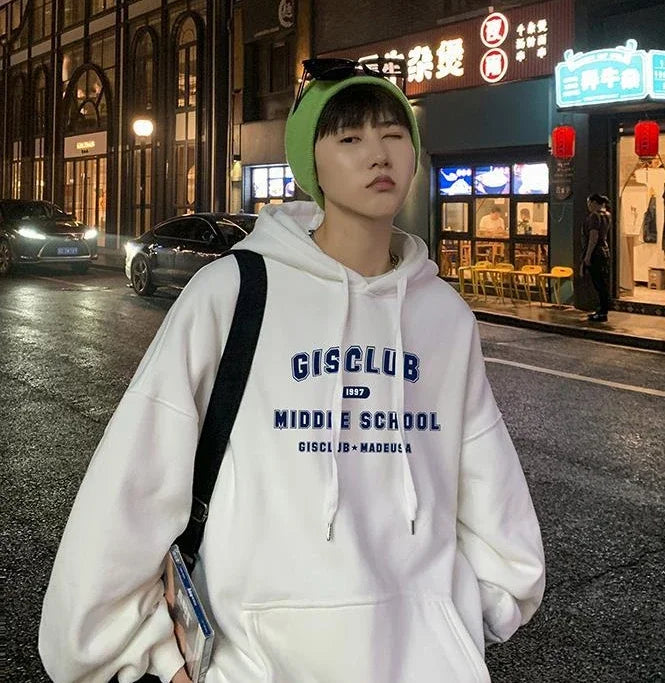 Sweatshirts For Man Hoodies Graphic Hip Hop Hooded White Men s Clothing