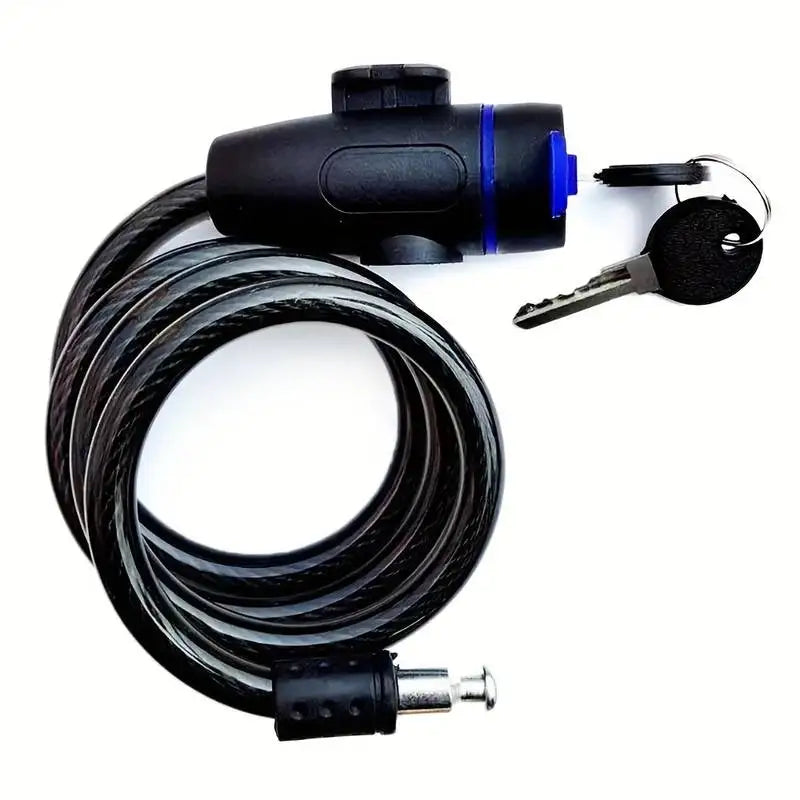 Zwaar motorfietskettingslot 80 cm metalen antidiefstalfietsslot met 2 sleutels voor