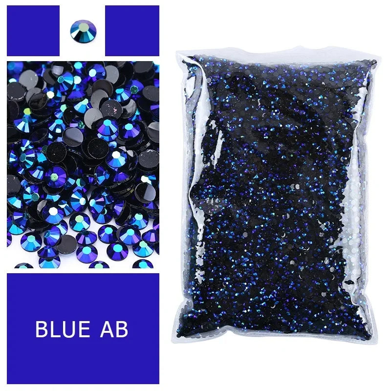 Black Series 2 5mm Wholesale Resin Rhinestones for Clothing Decoration Non