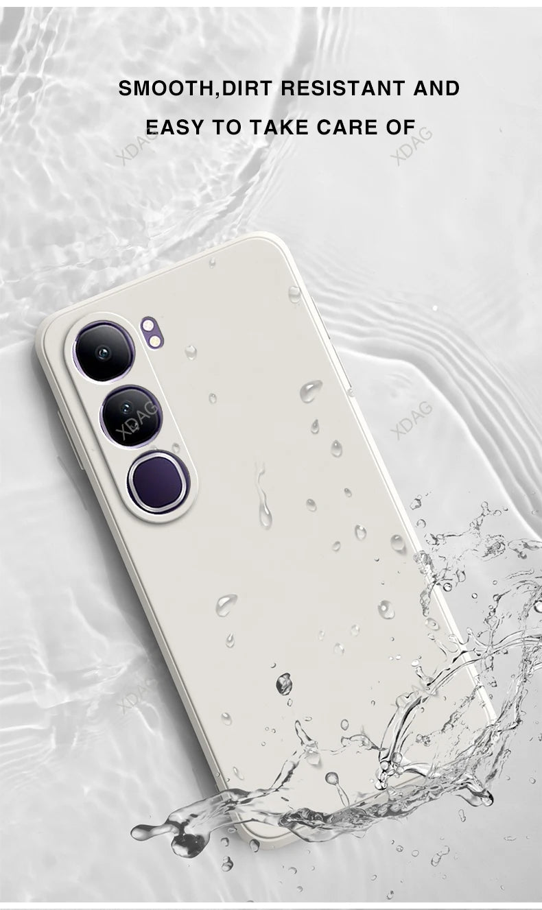 Accessoires voor Vivo V40 Lite IDN 5G 6.67 V2417 Simple Telefoonhoesje Vloeibaar