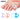 2pcs 1pair Separator Finger Feet Care Protector Silicone Toe Orthopedic Products
