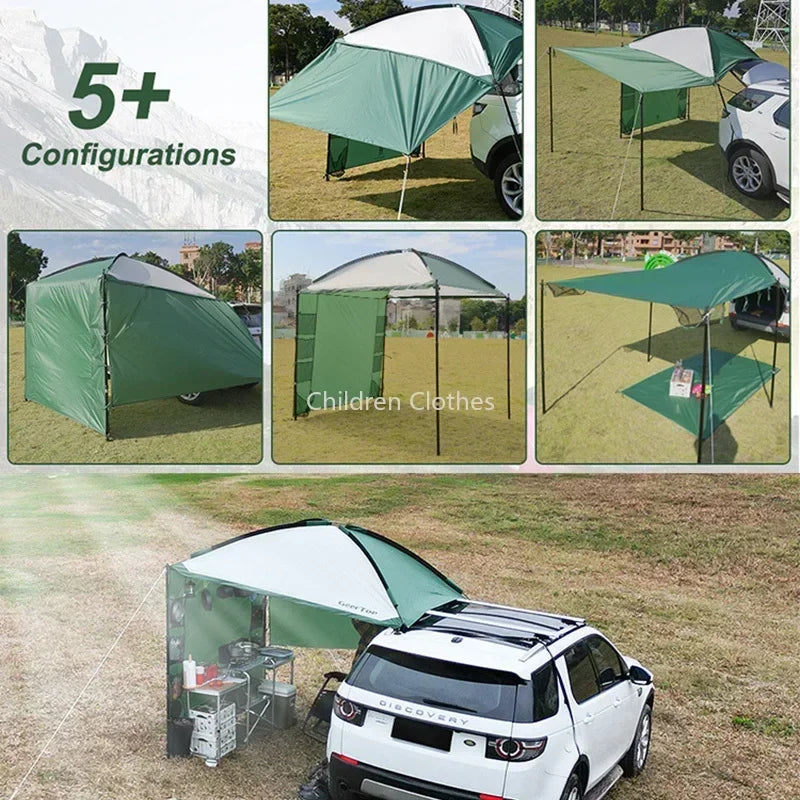 Arrival Car Side Canopy Outdoor Camping Vehicle Screen Large Triangular