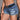 Women s Split Denim Shorts Summer Beach Wild Fashion Sexy Mid Waist Curled