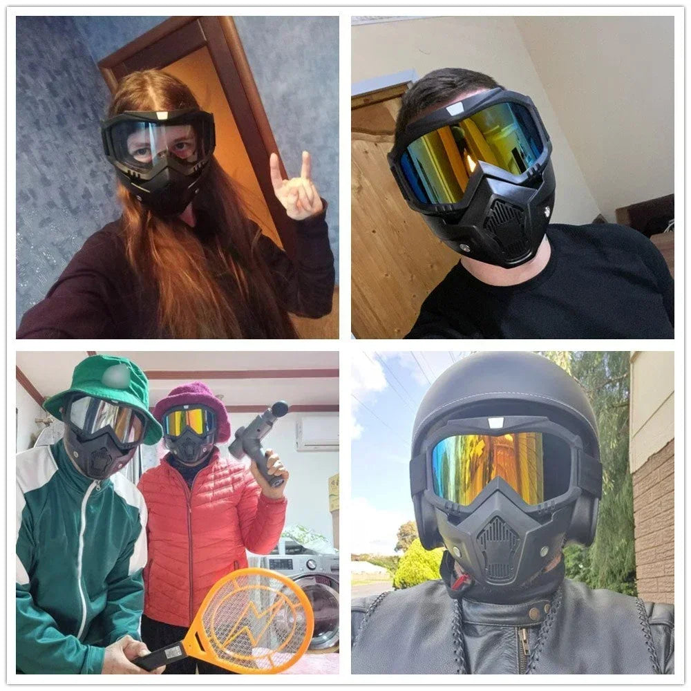 Bsddp Manufacturers Selling Retro Harley Mask Goggles for Off road Motorcycle