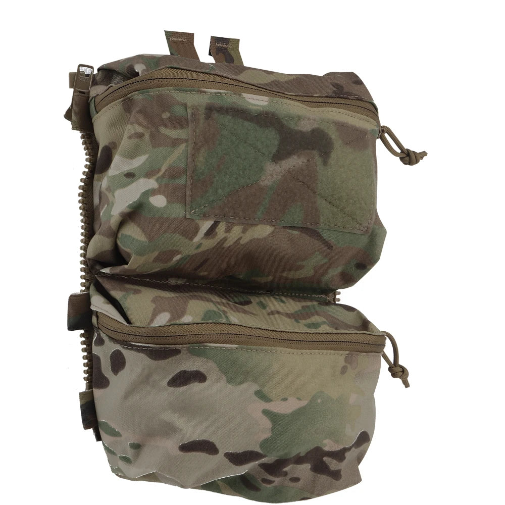 Tactical Fcpc V5 Back Panel Double Bag General Purpose Pockets Ferro Style