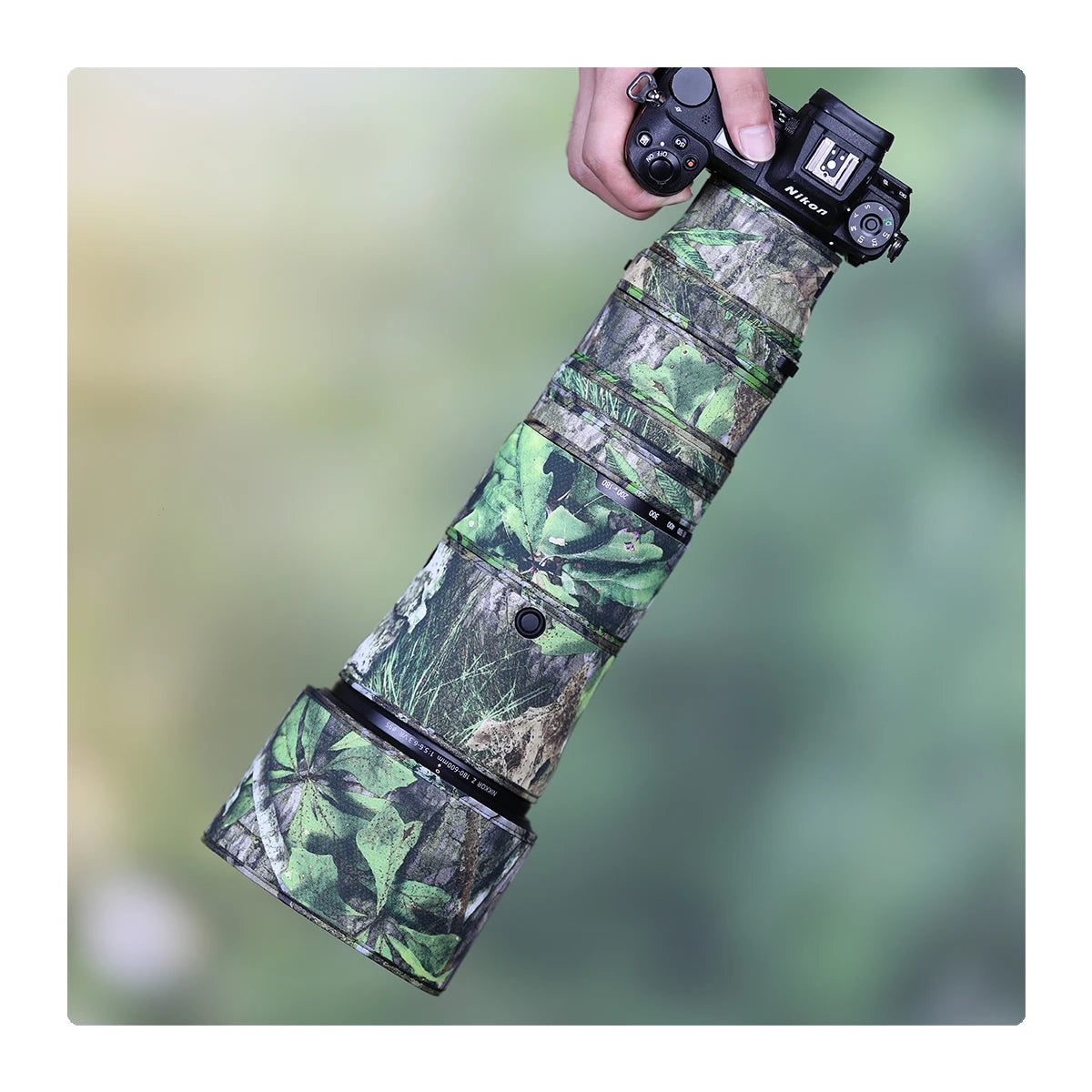 Chasing Birds camouflage lens coat for Nikon Z 180 600 mm F 5.6 6.3 VR