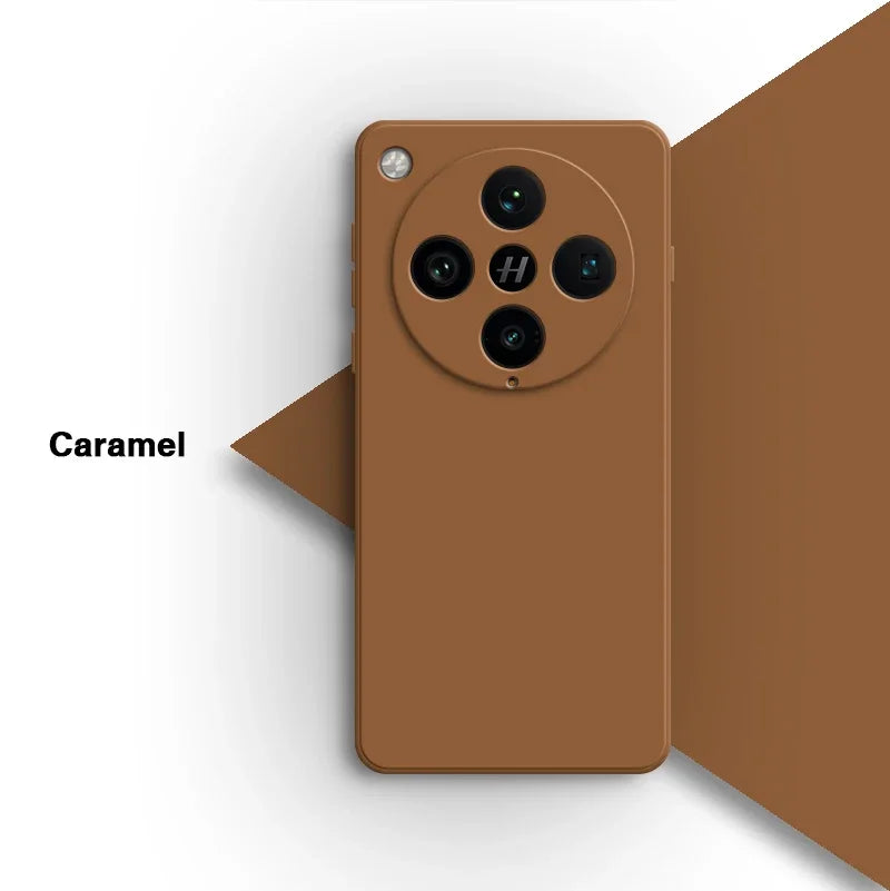 Basic telefoonhoesje voor Oppo Find X8 Pro X8Pro 5G Classic Square vloeibare siliconen