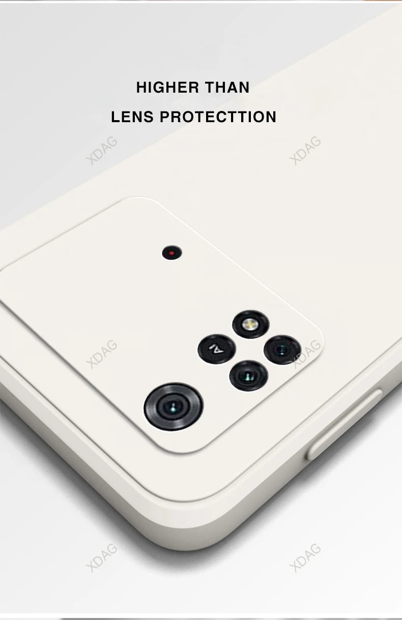 Mobiele telefoonhoesje voor Xiaomi Poco M4 Pro M4Pro 5G Eenvoudige lensbescherming