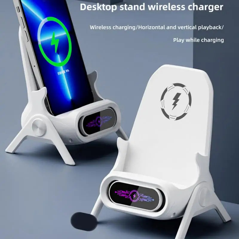 Draadloze snelladers voor op het bureau, universele snellaadbeugel voor mobiele telefoons