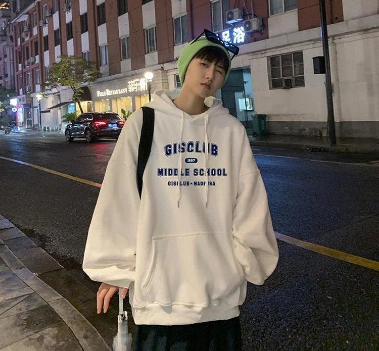 Sweatshirts For Man Hoodies Graphic Hip Hop Hooded White Men s Clothing