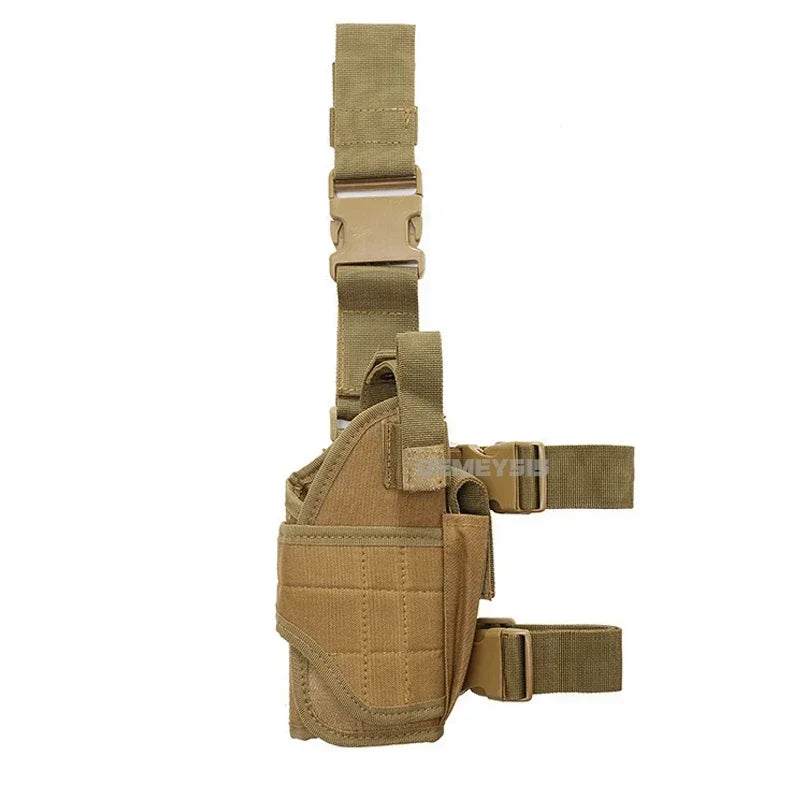 Universal Drop Leg Gun Holster Right Handed Tactical Thigh Pistol Bag Pouch Legs Harness for All