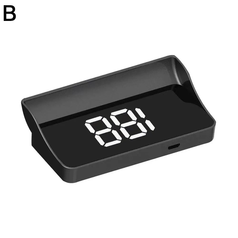 Auto Head-Up HD Display GPS Snelheidsmeter Snelheid KMH Digitale HUD Voorruit