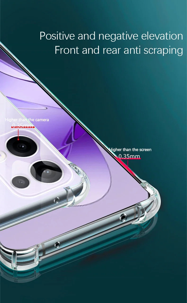 Airbag Clear telefoonhoesje voor Oppo Reno 13 Reno13 Pro F FS 13Pro 13F Reno13F S