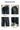 Boys straight jeans product street style splicing craft jeans medium sized