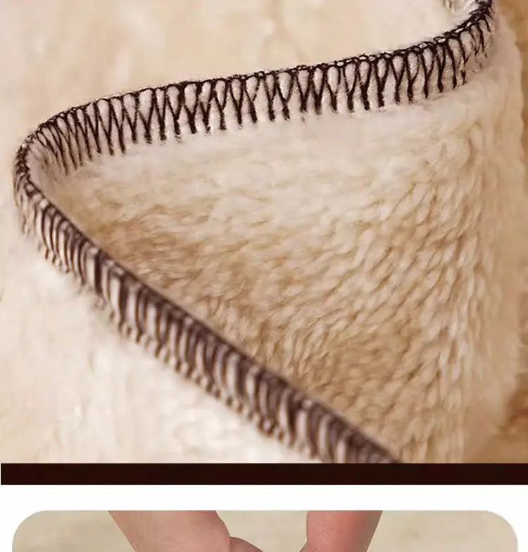 Fleece hoodie zonder capuchon voor dames en heren, dikke lamsfleece ronde hals, High Street top