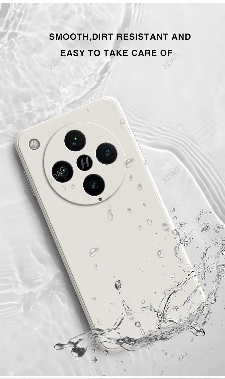 Basic telefoonhoesje voor Oppo Find X8 Pro X8Pro 5G Classic Square vloeibare siliconen