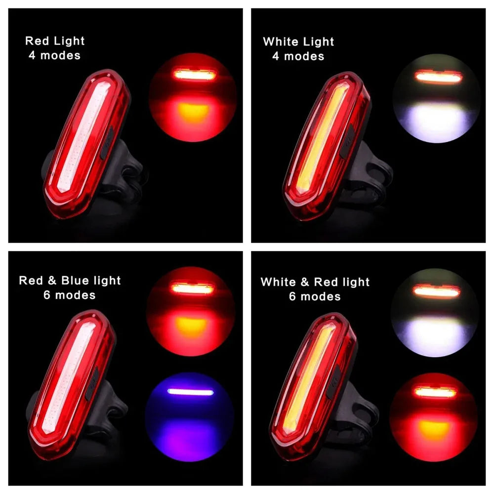 MTB Racefiets Achterlicht USB Oplaadbaar LED Fiets Achterlicht Eenvoudig te Installeren