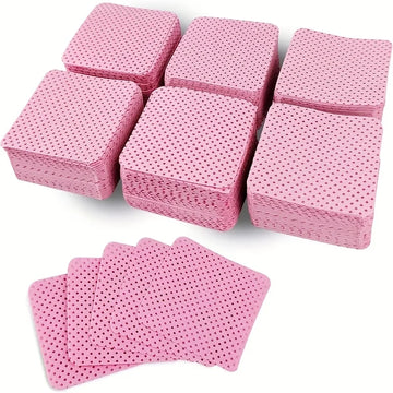 50 Pieces of Velvet Free Nail Wipes, Super Absorbent Nail Wipes for Removing Gel