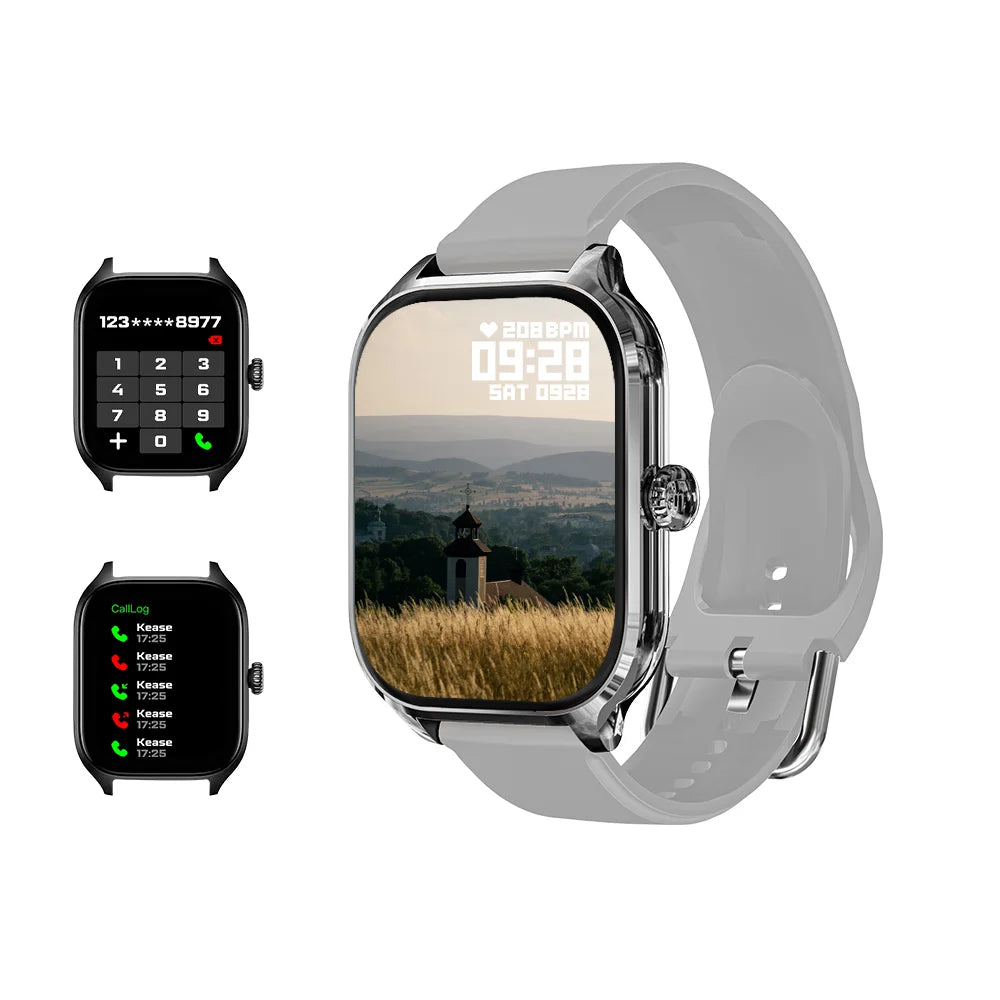Laxasfit H9 Smart Watch Bellen Oproepen Beantwoorden Oefeningen Tracken Hartslag