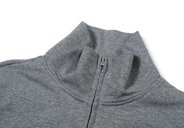 Coltruien voor dames, effen ritsontwerp, chique Koreaanse stijl, eenvoudig