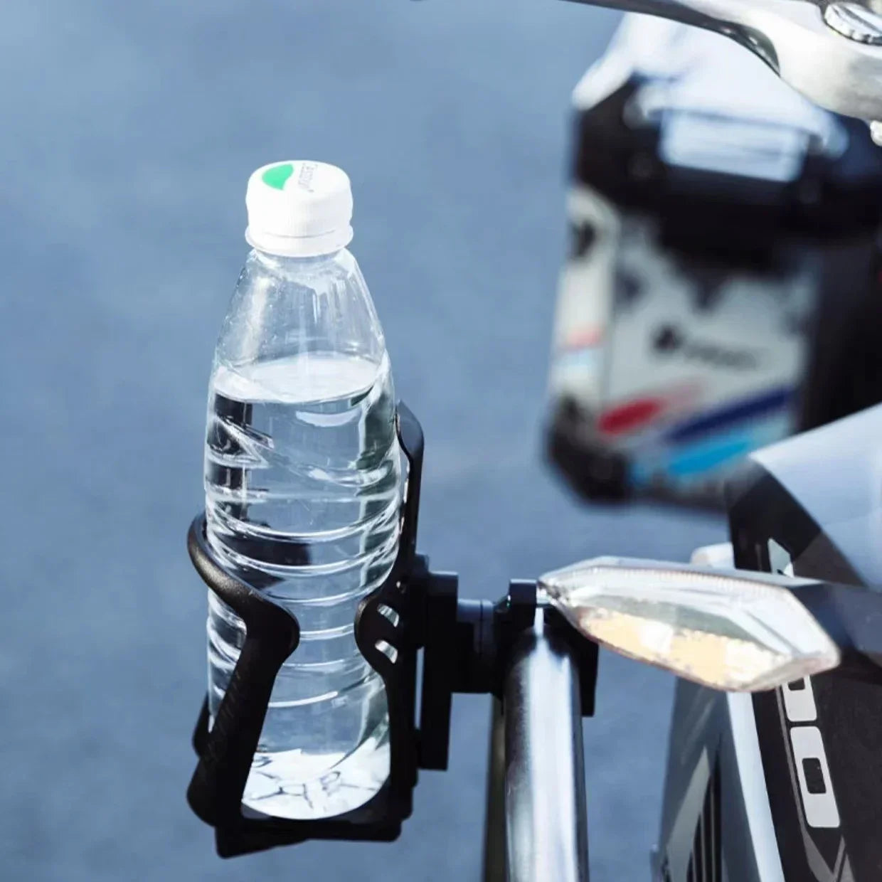 In breedte verstelbare flessenhouder voor kinderwagen, motorfiets, scooter, ATV-fiets