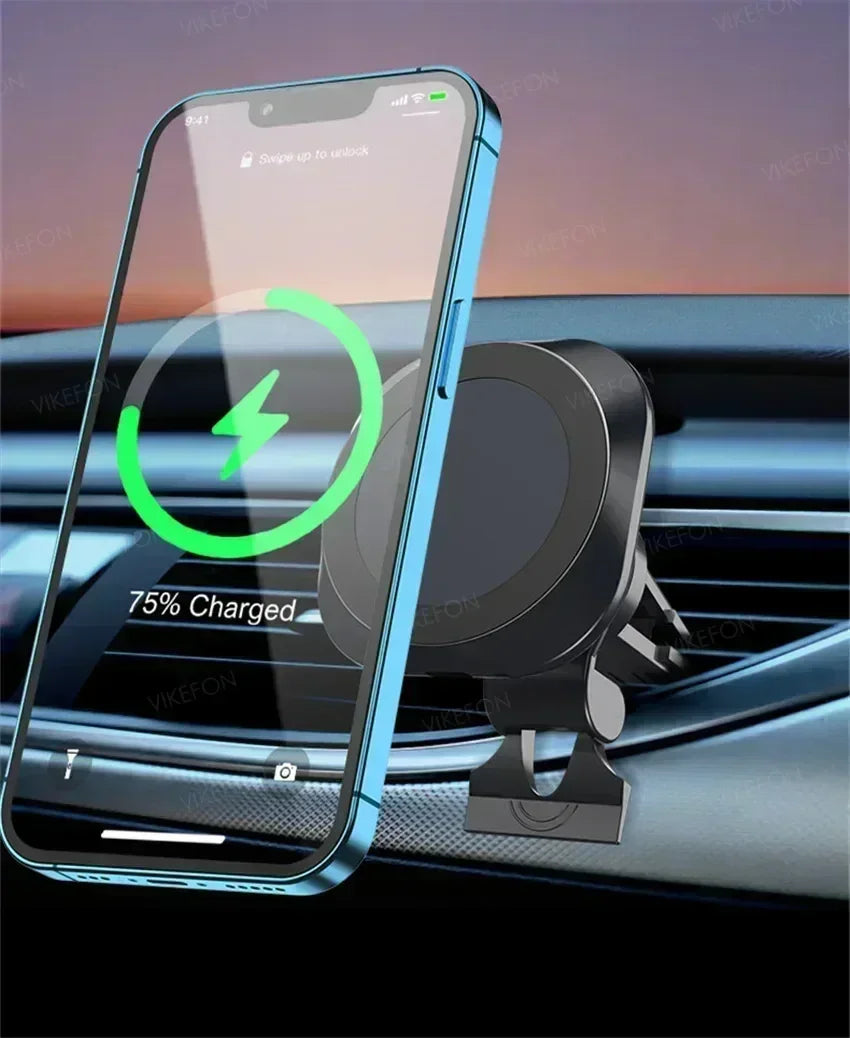 Magnetische draadloze autolader, autotelefoonhouder, autobeugel voor iPhone 16
