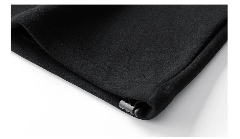 Plus Velvet Sweater Men s L 9XL Large Size Winter Polar Fleece Stand up Collar Half zipper Long