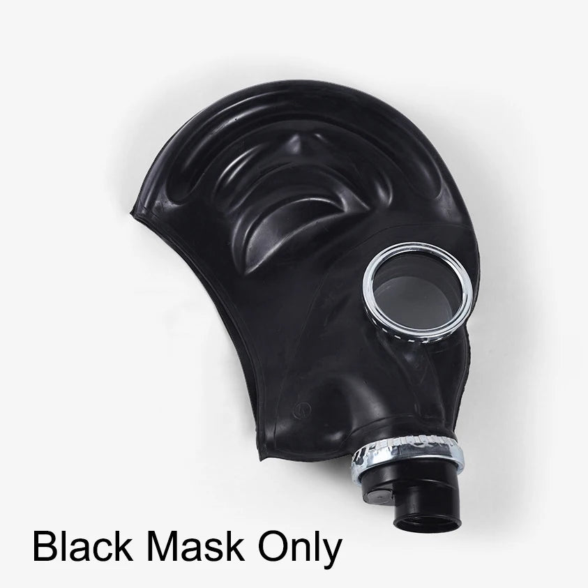 Creative Black Full Face Ghost Gas Mask Respirator Rubber Chemical Prevention