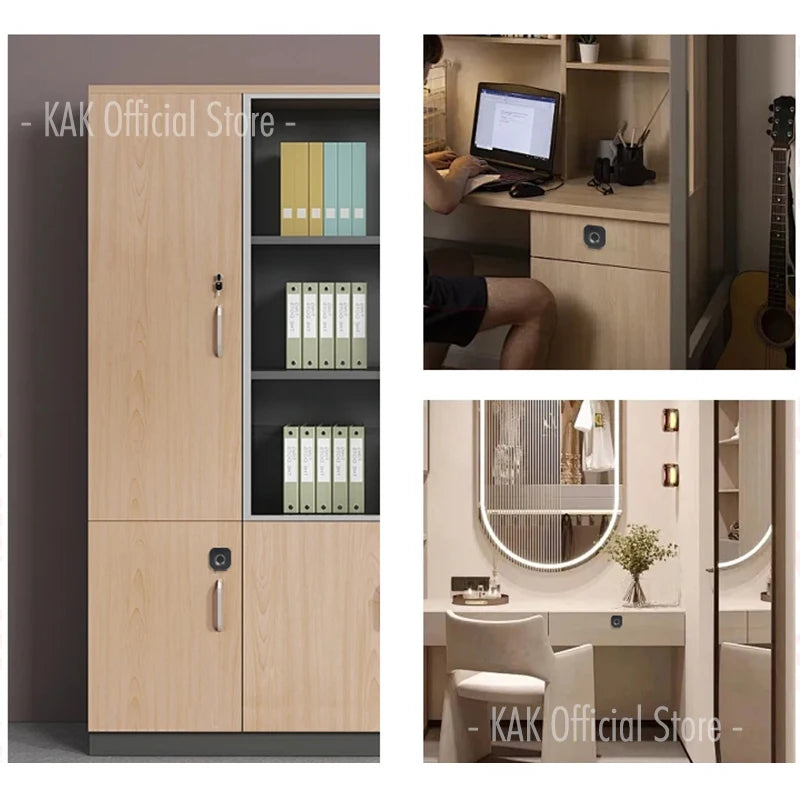 KAK Smart Home Biometrisch vingerafdrukslot Verborgen lade Elektronisch slot