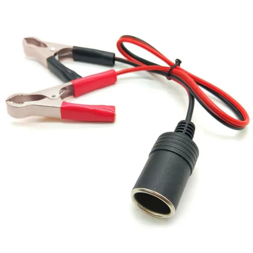 Auto-accu-aansluitingsklem op sigarettenaanstekeradapter 12V