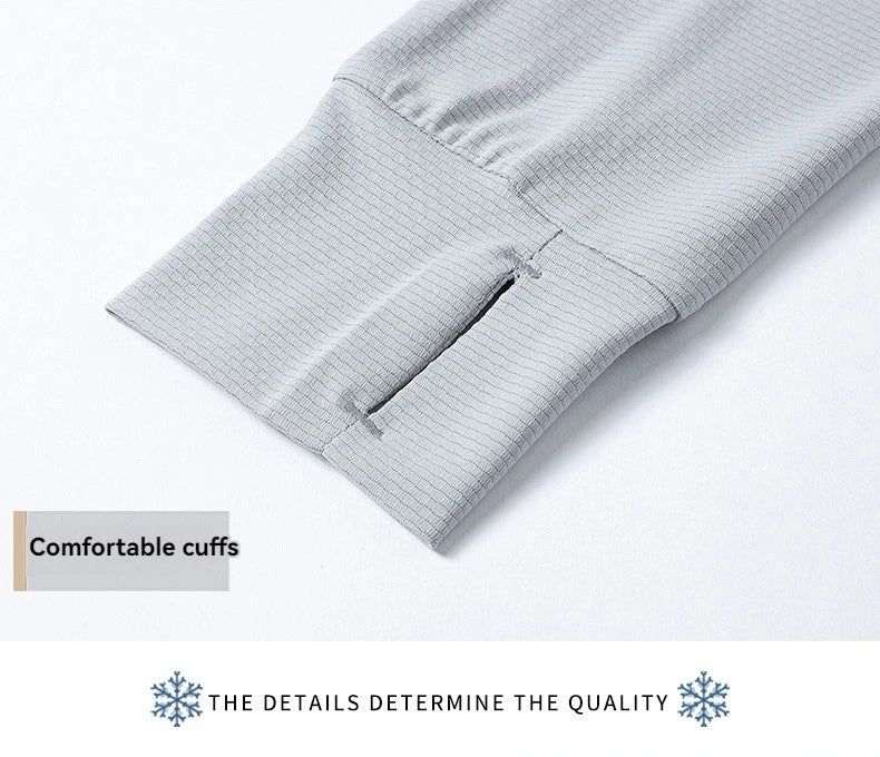 Ademende Ice Silk-zonnebrandkleding voor heren en dames, UV-bestendig, buitensporten