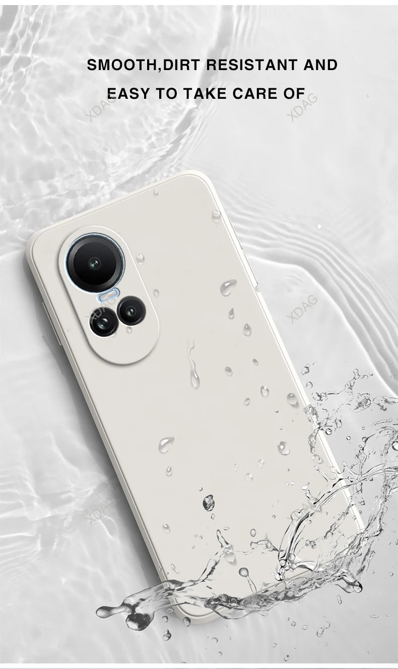 Interne, vlokken telefoonhoes voor Oppo Reno 10 Reno10 Pro 10Pro 5G Global