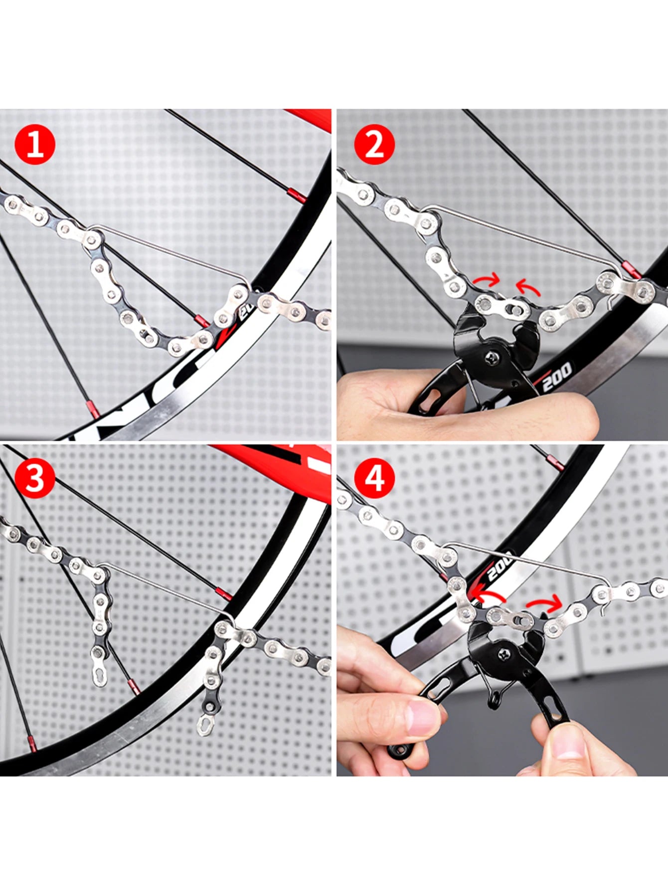 Draagbare MTB-kettingknijper Mini Bike Magic Buckle Quick Link Tool Fiets