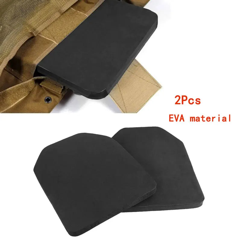 1Pair Airsoft Tactical Vest EVA Plates For Body Armor Carrier Vests Insert
