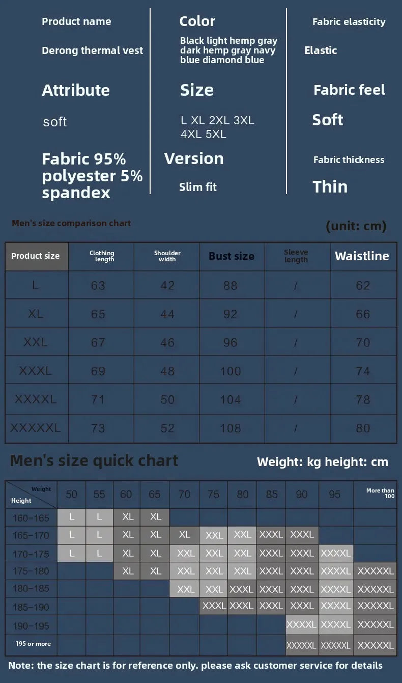 Heren thermisch dubbelzijdig fleece verdikt vest herfst winter naadloos warm