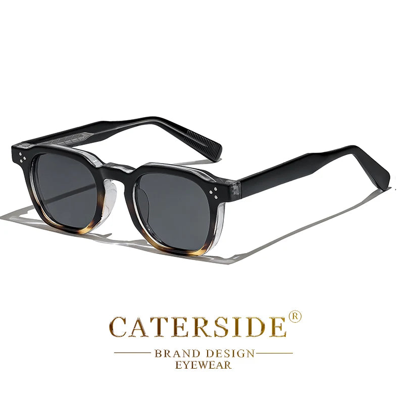 Caterside Retro Punk Men Sunglasses Square Personalized Design Glasses Women s
