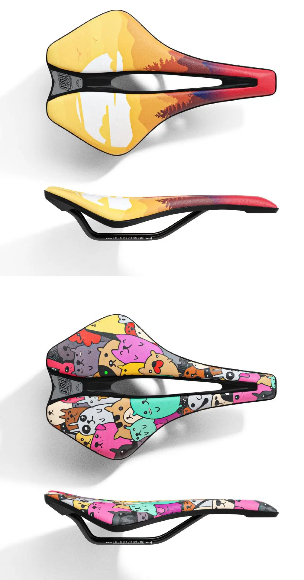 Enlee Bicycle Hollow Seat Personality Trend Korte Neus Mountainbike Racezadel