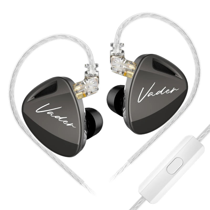 KZ Vader hoofdtelefoonmonitor, high fidelity hoofdtelefoon, aanpasbaar en