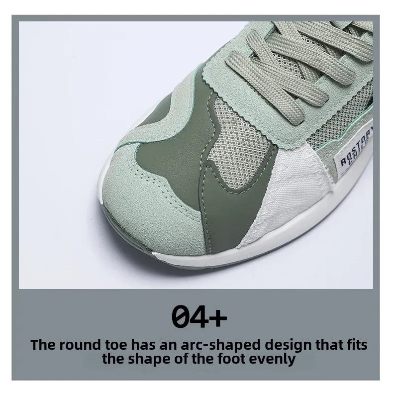 Autumn Breathable Men s Casual Shoes Sporty Thick Bottom Popular Internet Red Summer Trendy Shoes