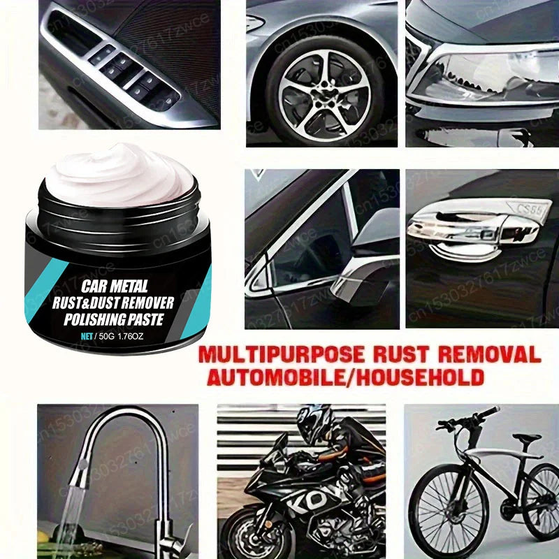 Motorcycle Metal Rust & Wheel Hub Rust Scratch Repair Wax Agent Car Metal