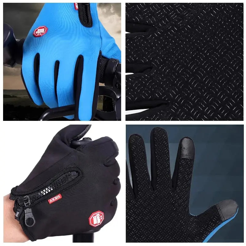 Buitenfiets handschoenen, fietsen voor warmte en antislip in herfst en winter