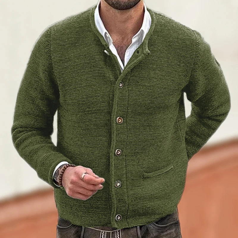 Casual Long Sleeve Slim Knitting Sweater Mens Cardigans Fall Winter Fashion
