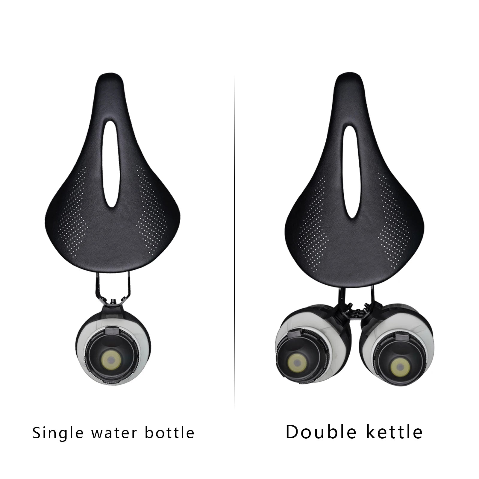 Enlee Double Cup Fiets Waterfleshouder Zadelverlenging Houder Fietsen