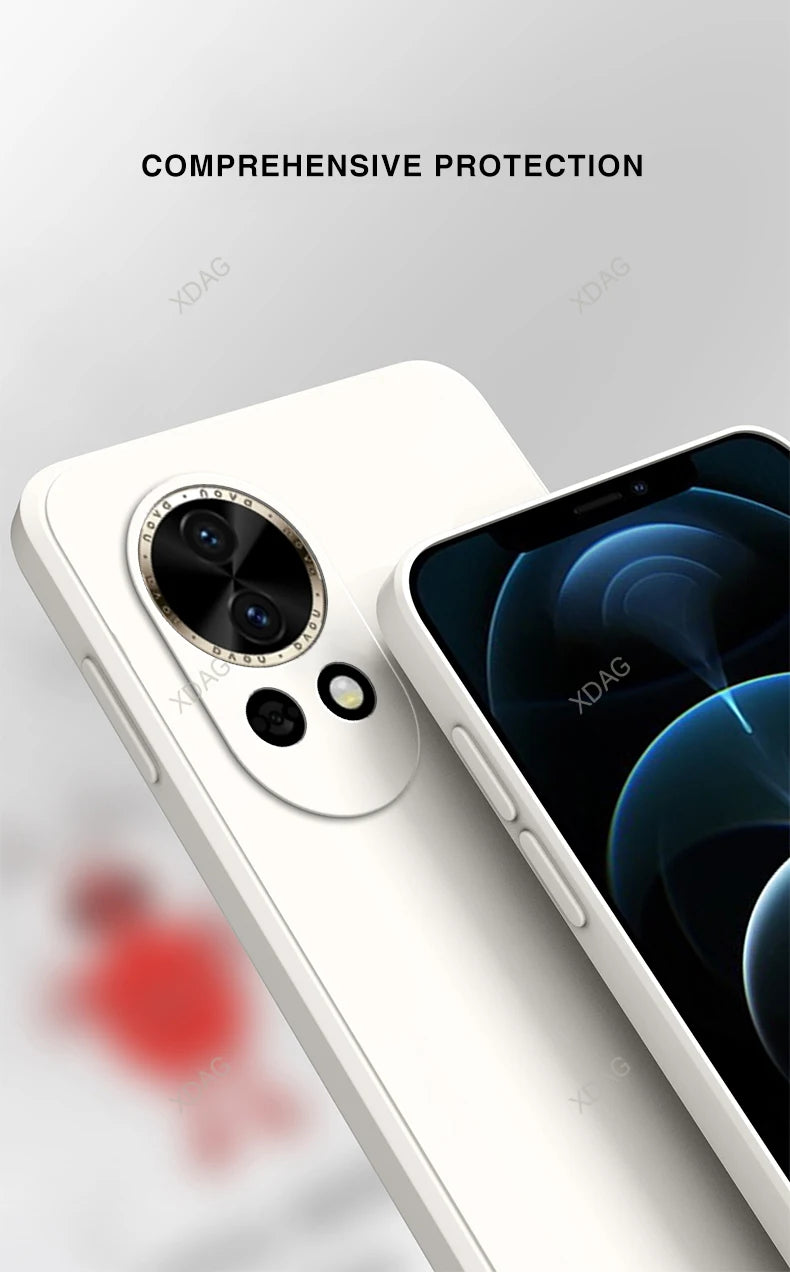 Vloeibare siliconen telefoonhoes voor Huawei Nova13 Nova 13 Pro 13Pro 5G-camera