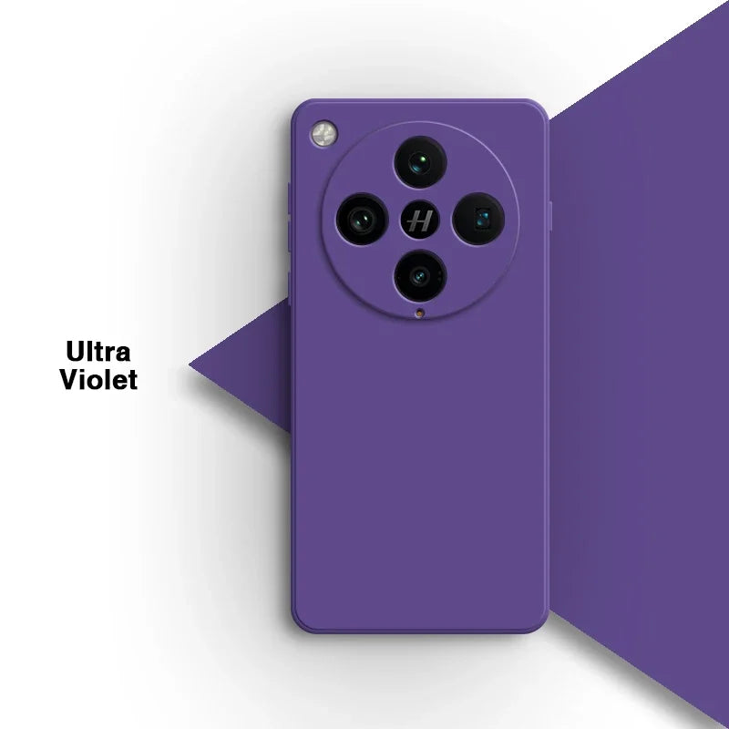 Basic telefoonhoesje voor Oppo Find X8 Pro X8Pro 5G Classic Square vloeibare siliconen