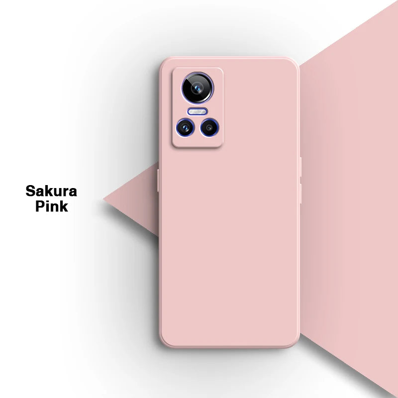 Matte achterkant voor Oppo Realme GT Neo3 T Neo 3 3T Neo3T 5G Zachte snoepvloeistof