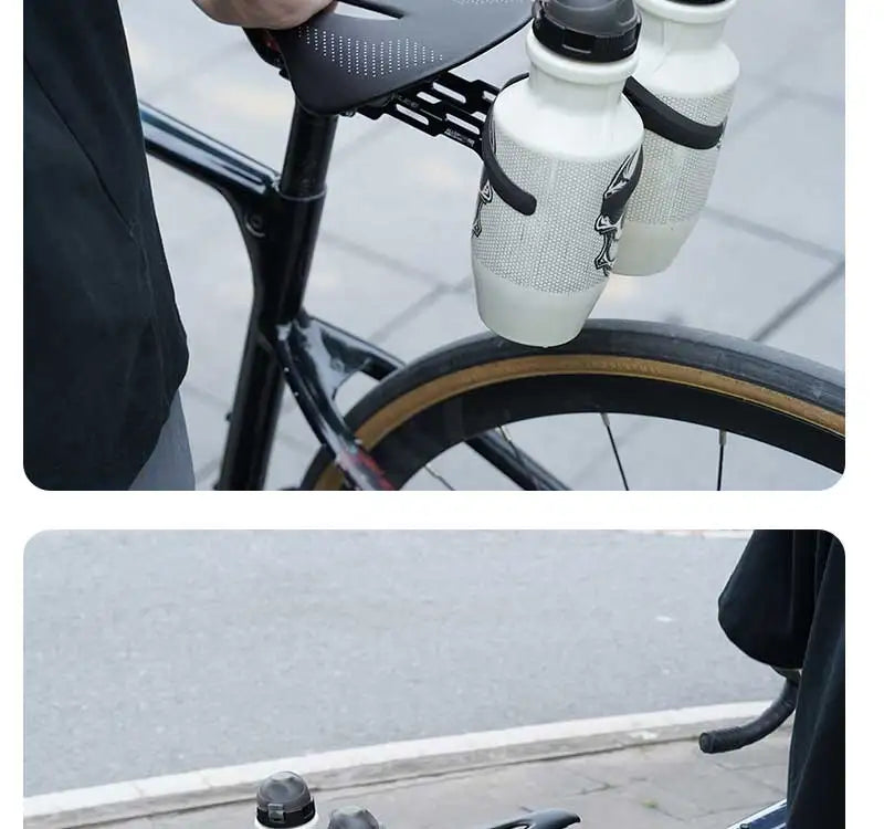 Enlee Double Cup Fiets Waterfleshouder Zadelverlenging Houder Fietsen